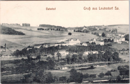 Gruss Aus Leubsburg Sachsen , Bahnhof (Gelaufen 1925) - Augustusburg