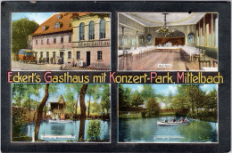 Eckert’s Gasthaus Mit Konzertpark, Mittelbach (Gelaufen 1919) - Chemnitz