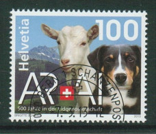 Suisse /Schweiz/Svizzera // 2013 // Chèvre Et Bouvier Appenzellois  Oblitéré No. 1461 - Gebraucht