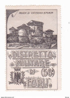 Vignette Militaire Delandre - Italie - Distretto Militare Di Forli 56 - Vignettes Militaires