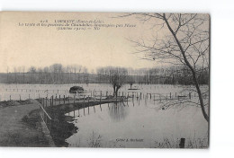 LORMAYE - La Route Et Les Prairies De Chandelles Immergées Par L'Eure - Janvier 1910 - Très Bon état - Autres & Non Classés