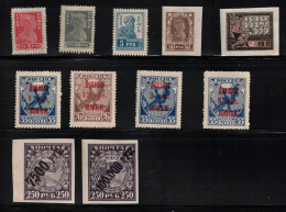 RUSSIA Scott # Various MH - Perforated, Imperf & Overprints - Collections