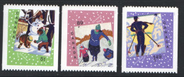 2006  Christmas Cards Set Of 3 From Booklets  Sc 2184-6 (Cut To Shape In Annual Collection) - Neufs