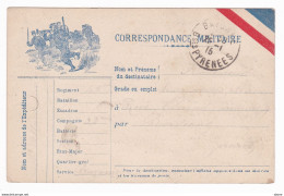 Carte En Franchise Militaire Soldat - Modèle 1 - Brieven En Documenten