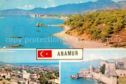 72748134 Anamur Panorama Kueste Festung Anamur - Turkey
