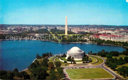 72748033 Washington DC Aerial View Of Nation's Capitol Jefferson Memorial Washin - Washington DC