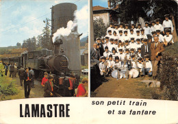 07-LAMASTRE EN VIVARAIS-PETIT TRAIN ET FANFARE-N°T550-B/0203 - Lamastre