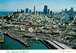 72747265 San_Francisco_California Fliegeraufnahme Skyline With Fishermans Wharf - Sonstige & Ohne Zuordnung