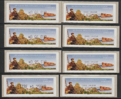 8Atms, Lisa1, 0.66/ E 0.66/ P 0.95/ LETTRE 1.25€ JACQUES CARTIER,5/11/2015. Percé, Québec, CANADA. 69ème Salon D'automne - 2010-... Illustrated Franking Labels