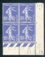 Lot 3899 France Coin Daté N°279 Semeuse (**) - 1930-1939