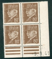 Lot A139 France Coin Daté N°512 Pétain (**) - 1940-1949