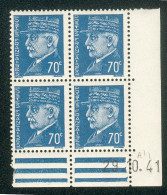Lot A105 France Coin Daté N°510 Pétain (**) - 1940-1949
