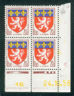 Lot 9895 France Coin Daté N°1181 Blason (**) - 1950-1959