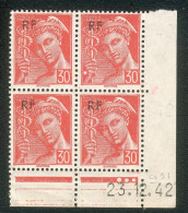 Lot 6317 France Coin Daté Mercure N°658 (**) - 1940-1949
