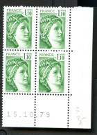 Lot C826 France Coin Daté Sabine N°2058 (**) - 1980-1989