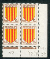 Lot C299 France Coin Daté Blason N°1046 (**) - 1950-1959