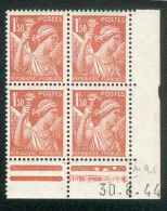 Lot A973 France Coin Daté Iris N°652 (**) - 1940-1949