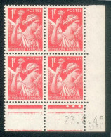 Lot A891 France Coin Daté Iris N°433 (**) - 1940-1949