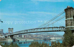 72715875 Cincinnati Ohio Suspension Bridge  - Other & Unclassified