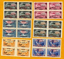 Lot Z955 Lot De 6 Bloc De 4 Timbres Levant ** - Unused Stamps