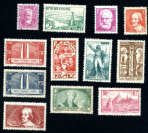 Lot Z839 1933-36, 11 Timbres - Unused Stamps