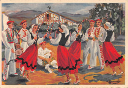 64-FOLKLORE BASQUE-N°T559-C/0027 - Other & Unclassified