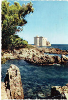 CPSM FRANCE 06 ALPES-MARITIMES CANNES - Les îles De Lérins - L'île Saint-Honorat - L'ancien Monastère 1963 - Cannes