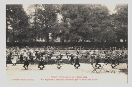 NANCY(54) FETES Des 12 Et 13 JUILLET 1914. A LA PEPINIERE. EXCERCICES D'ENSEMBLE Par Les ELEVES Des ECOLES. - Nancy