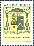 WALLIS ET FUTUNA 2008 - Blason De Monseigneur Poncet - 1 V. - Unused Stamps