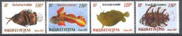 WALLIS ET FUTUNA 2002 - Salon D'automne- Poissons Rares- 4 V. - Unused Stamps