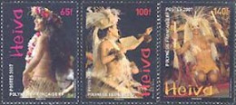 POLYNESIE 2007 -  HEIVA - Femmes - 3 V. - Unused Stamps