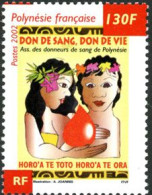 POLYNESIE 2002 - Don De Sang, Don De Vie -  1 V. - Unused Stamps