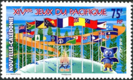 NOUVELLE CALEDONIE 2010 - Drapeaux Des Jeux Du Pacifique - 1 V. - Unused Stamps