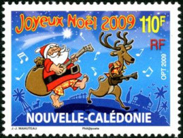 NOUVELLE CALEDONIE 2009 - Joyeux Noël - Dessin Festif -1 V. - Nuevos