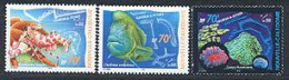 NOUVELLE CALEDONIE 2000 -  Aquarium De Noumea - 3 V. - Neufs