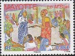 MAYOTTE 2008 - Danses Mahoraises Du M'Biwi - 1 V. - Unused Stamps