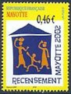 MAYOTTE 2002 - Recensement - 1 V. - Unused Stamps