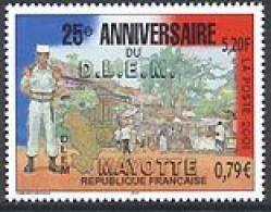 MAYOTTE 2001 - 25ème Anniversaire Du D.L.E.M. - 1 V. - Unused Stamps