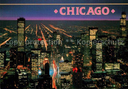 72707615 Chicago_Illinois Evning Descends - Sonstige & Ohne Zuordnung