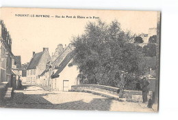 NOGENT LE ROTROU - Rue Du Pont De Rhône Et Le Pont - Très Bon état - Nogent Le Rotrou