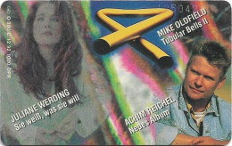 Germany - WEA Musik 13 - Juliane Werding, Mike Oldfield, Achim Reich - O 0380C - 12.1992, 6DM, 1.000ex, Used - O-Series : Séries Client