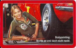 Germany - Castrol - Bodypainting - O 0114 - 02.1995, 6DM, 3.000ex, Used - O-Serie : Serie Clienti Esclusi Dal Servizio Delle Collezioni