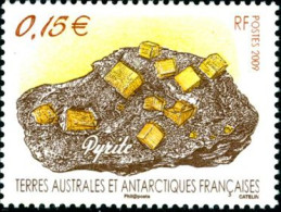 TAAF 2009 - Minéraux - Pyrite - 1 V. - Unused Stamps