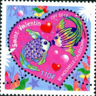 NOUVELLE CALEDONIE 2012 - Saint Valentin - 1 V. - Unused Stamps