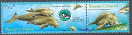NOUVELLE CALEDONIE 2003 - Les Cétacés-diptyque- Le Dugong- 2 V. - Dolfijnen