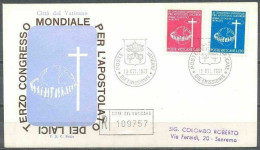 Vatican 1967, Apostolic Congress, FDC (IV) - Andere & Zonder Classificatie