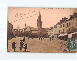 PERIERS : La Place Du Marché Et L'Eglise - Très Bon état - Sonstige & Ohne Zuordnung