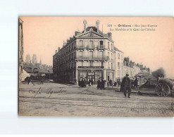 ORLEANS : Rue Jean Hupeau, Les Marchés Et Le Quai Du Châtelet - état - Orleans