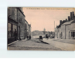 SAINT DENIS DE L'HÔTEL : Entrée Du Pont Et Jargeau Au Second Plan - état - Other & Unclassified