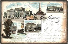 Gruss Aus Leipzig - Litho - Leipzig